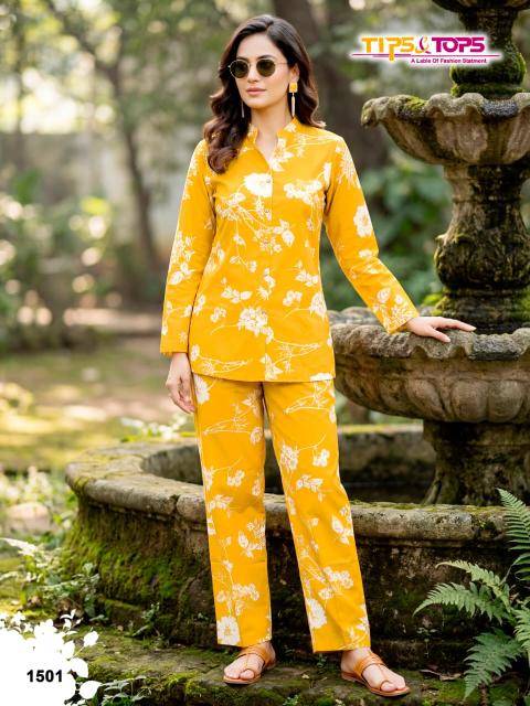 Tips & tops fashion beats vol 15 coord set Kurti distributors in Kolkata